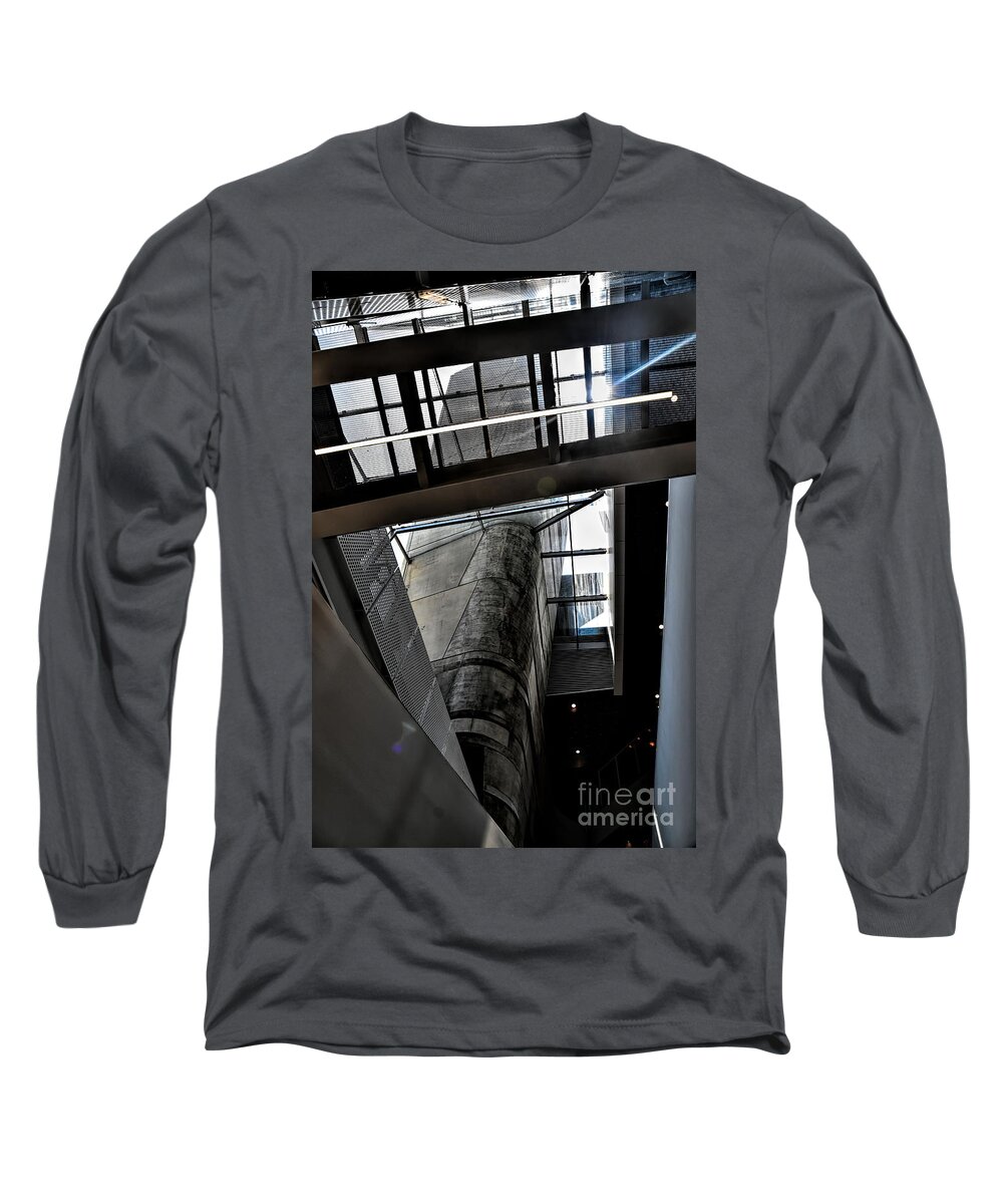 Perot Museum Long Sleeve T-Shirt featuring the photograph Shadow and Light by Diana Mary Sharpton