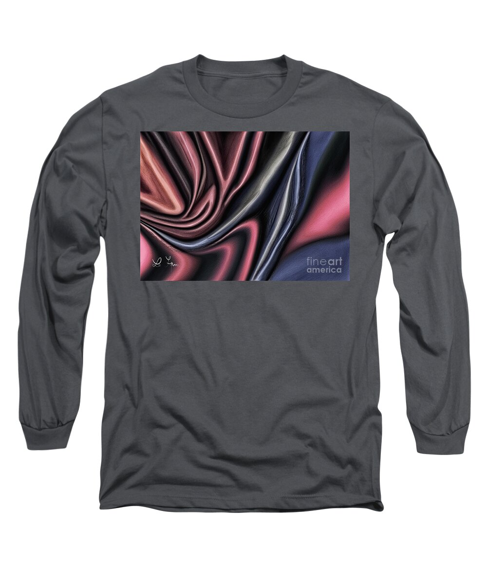 Shape Long Sleeve T-Shirt featuring the digital art Shape Of Opinions by Leo Symon