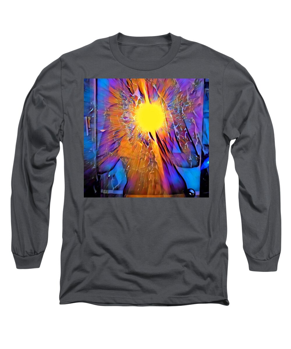 Portrait Long Sleeve T-Shirt featuring the digital art Shattering Perceptions  by Gina Callaghan