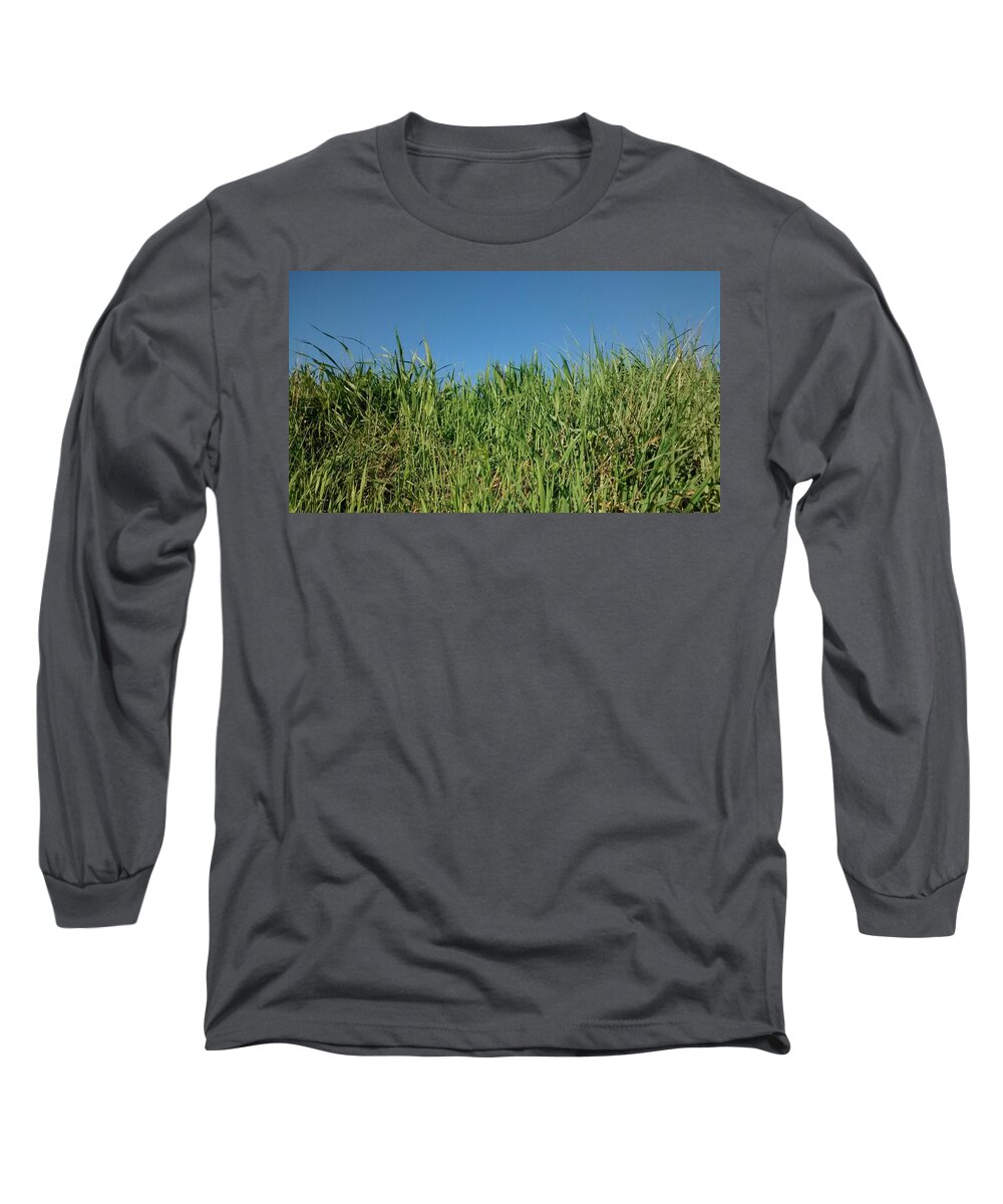 Landscape Long Sleeve T-Shirt featuring the photograph Simple Prosperity by Nieve Andrea