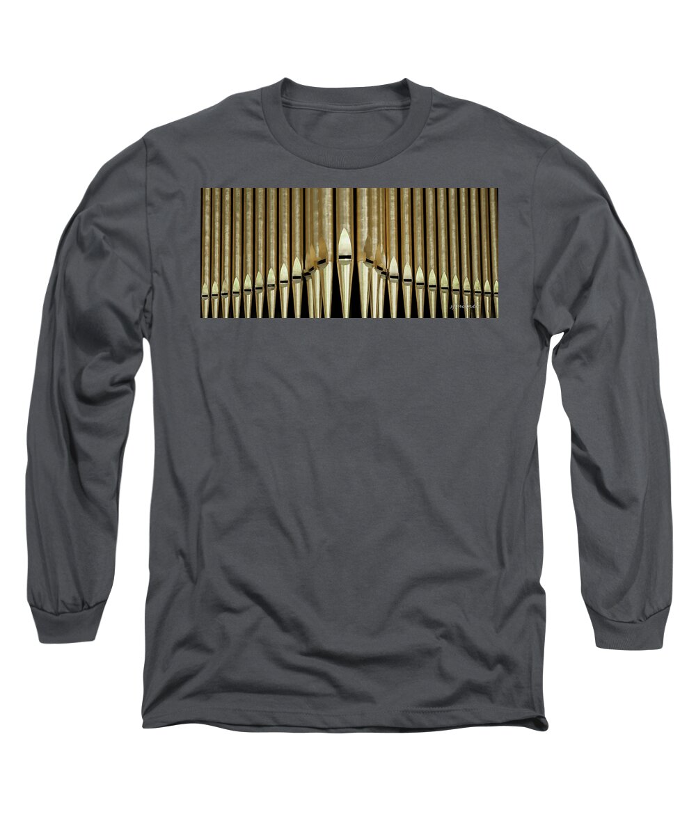 Pipes Long Sleeve T-Shirt featuring the photograph Singing Pipes by Steven Milner