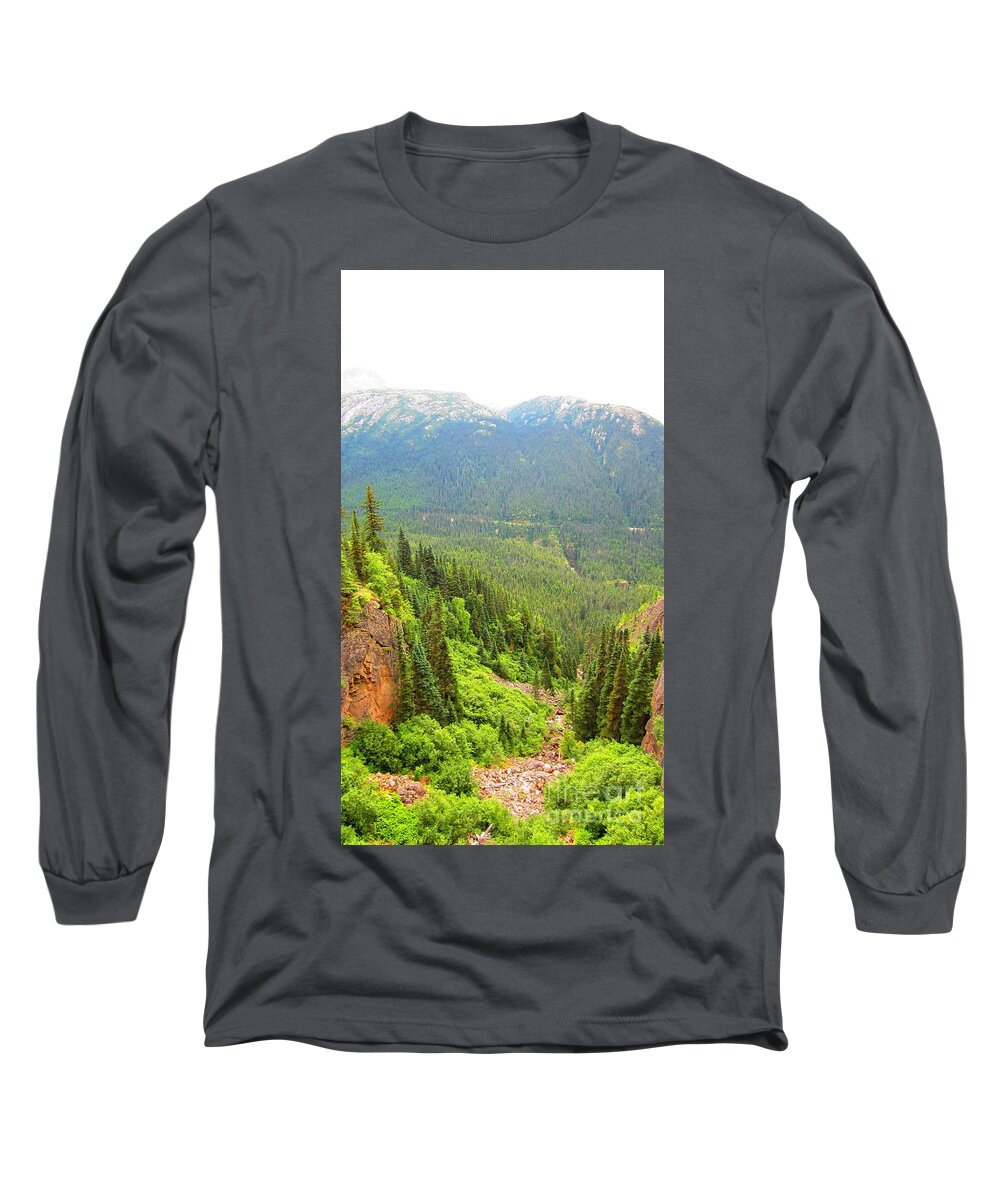 Skagway Alaska Long Sleeve T-Shirt featuring the photograph Skagway Alaska by Laurianna Taylor