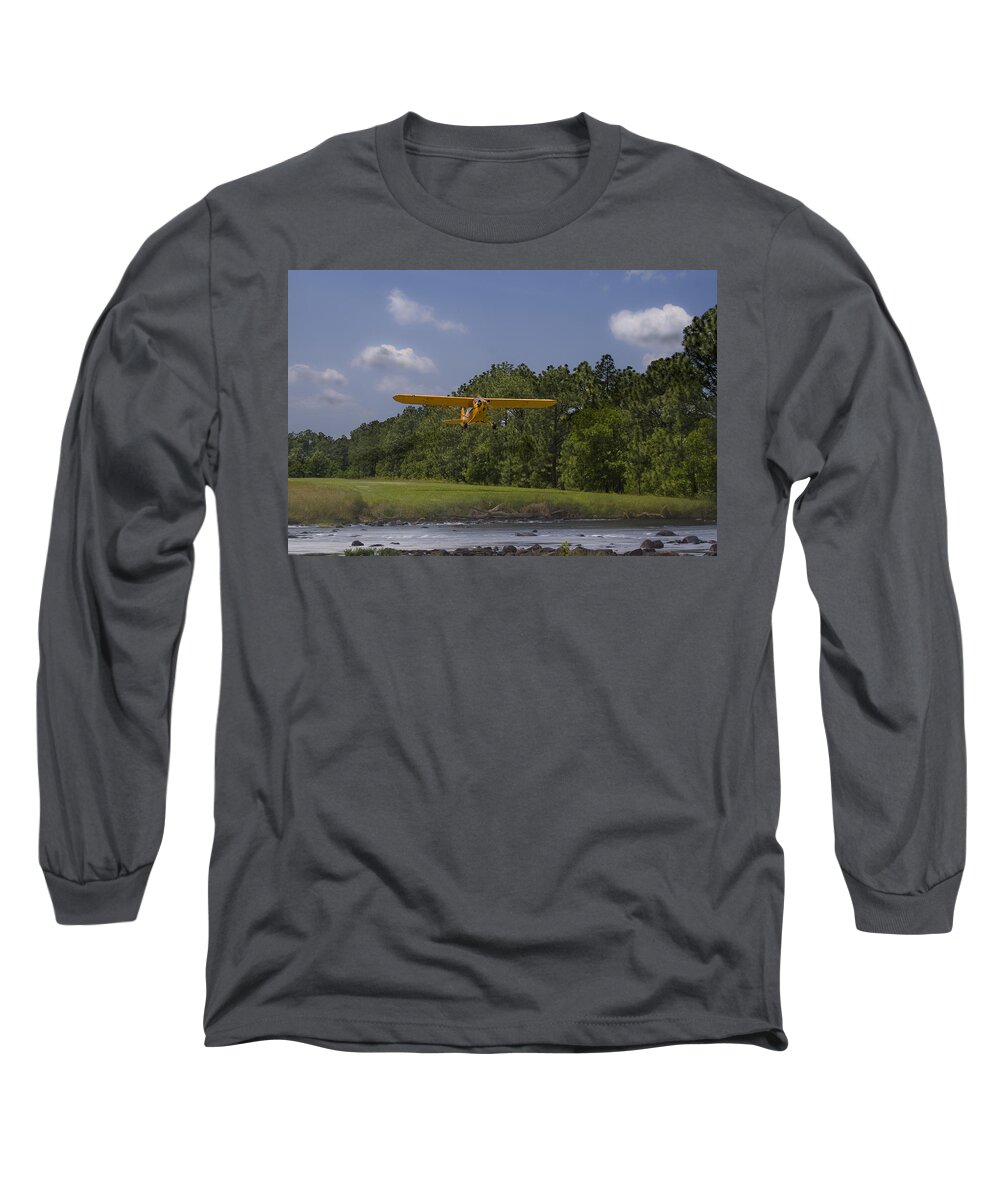 Cub Long Sleeve T-Shirt featuring the photograph Slow And Low by Steven Richardson