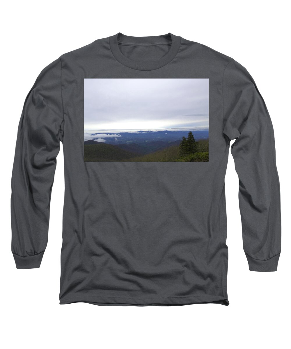 Landscape Long Sleeve T-Shirt featuring the photograph Smokey Mountains 2 by Lindsey Weimer