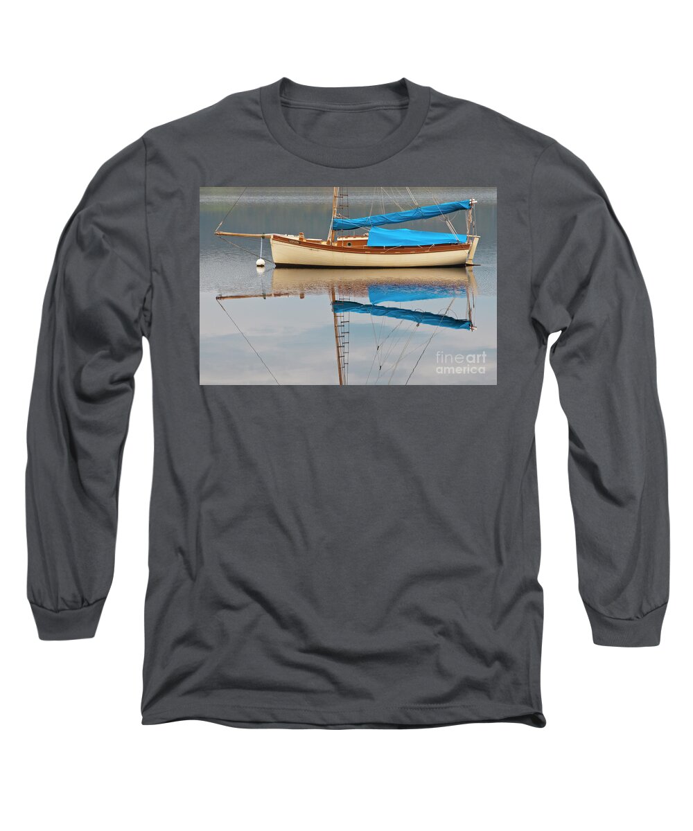 Boat.yacht Long Sleeve T-Shirt featuring the photograph Smooth Sailing by Werner Padarin