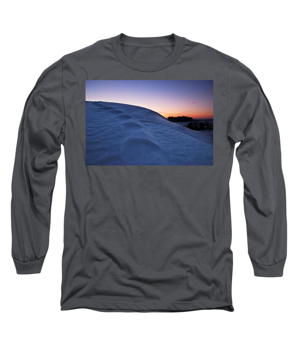 Winter Long Sleeve T-Shirt featuring the photograph Snow Bank by Hannes Cmarits
