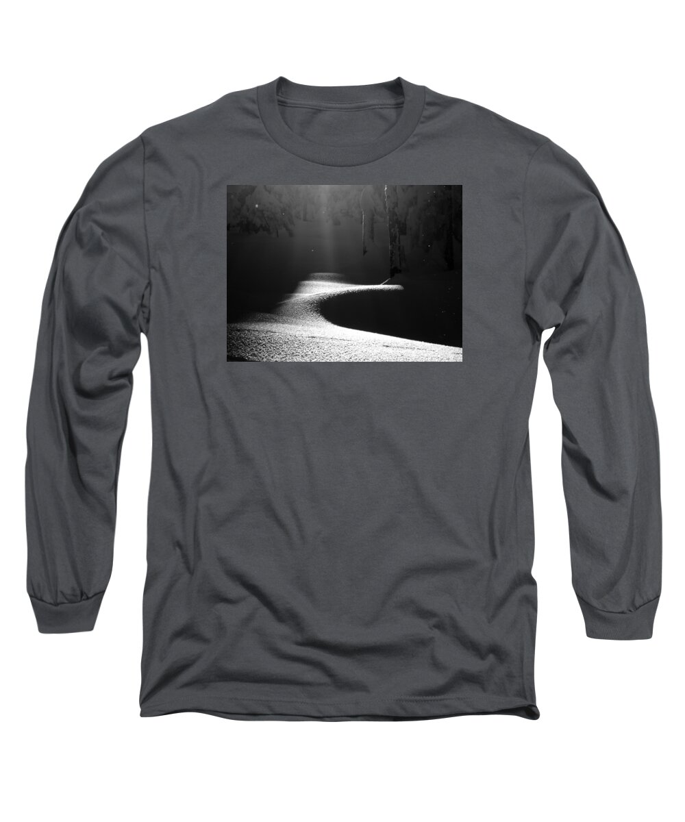 Mountain Long Sleeve T-Shirt featuring the photograph Snow Laden by Jedediah Hohf
