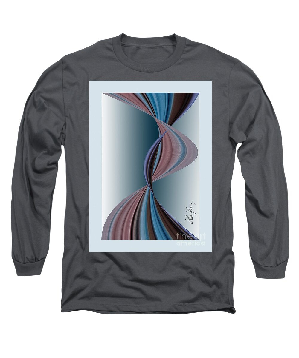 Speed Long Sleeve T-Shirt featuring the digital art Speed And Shape Of Idea by Leo Symon