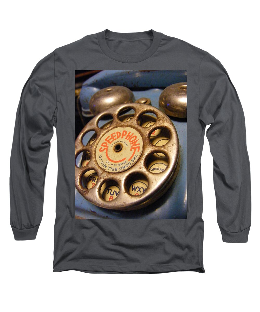 Phone Long Sleeve T-Shirt featuring the photograph Speed Phone by Edward Smith