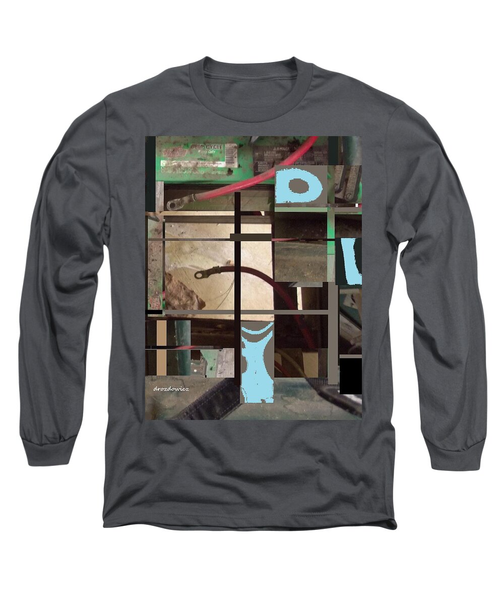 Proscenium Play Scene Long Sleeve T-Shirt featuring the mixed media Stage by Andrew Drozdowicz