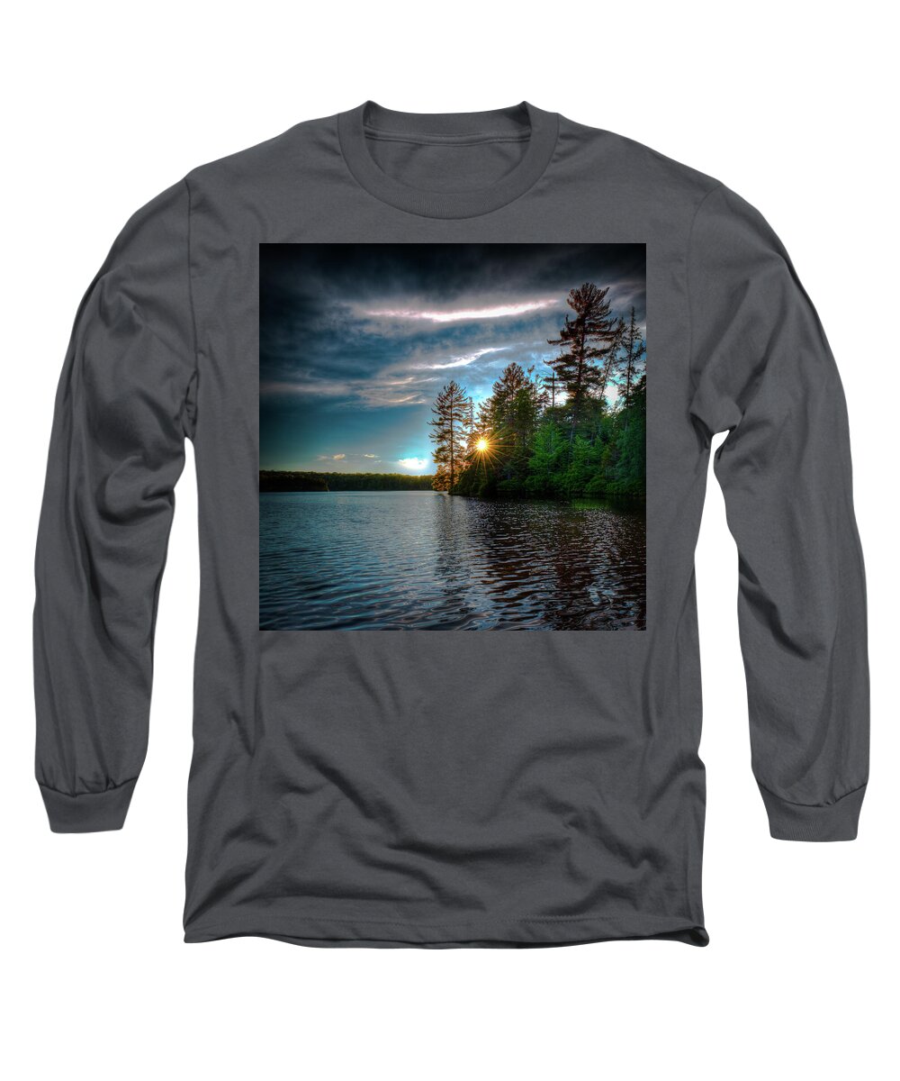 Star Sunset Long Sleeve T-Shirt featuring the photograph Star Sunset by David Patterson