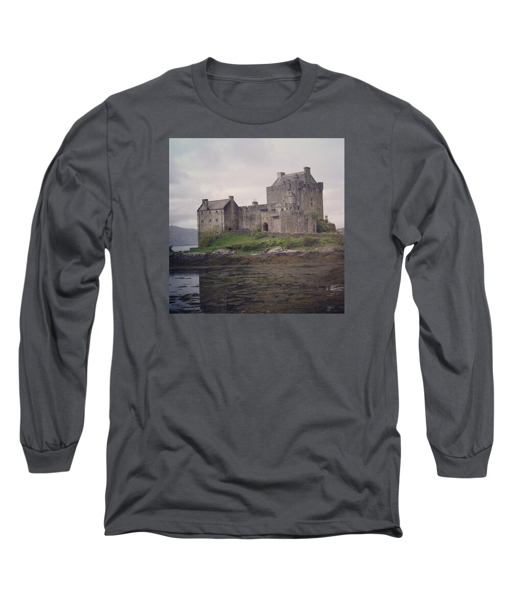 Camping Long Sleeve T-Shirt featuring the photograph Eileen Donan Castle by Charlotte Cooper