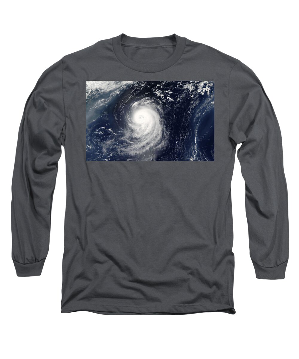 Storm Long Sleeve T-Shirt featuring the digital art Storm by Maye Loeser