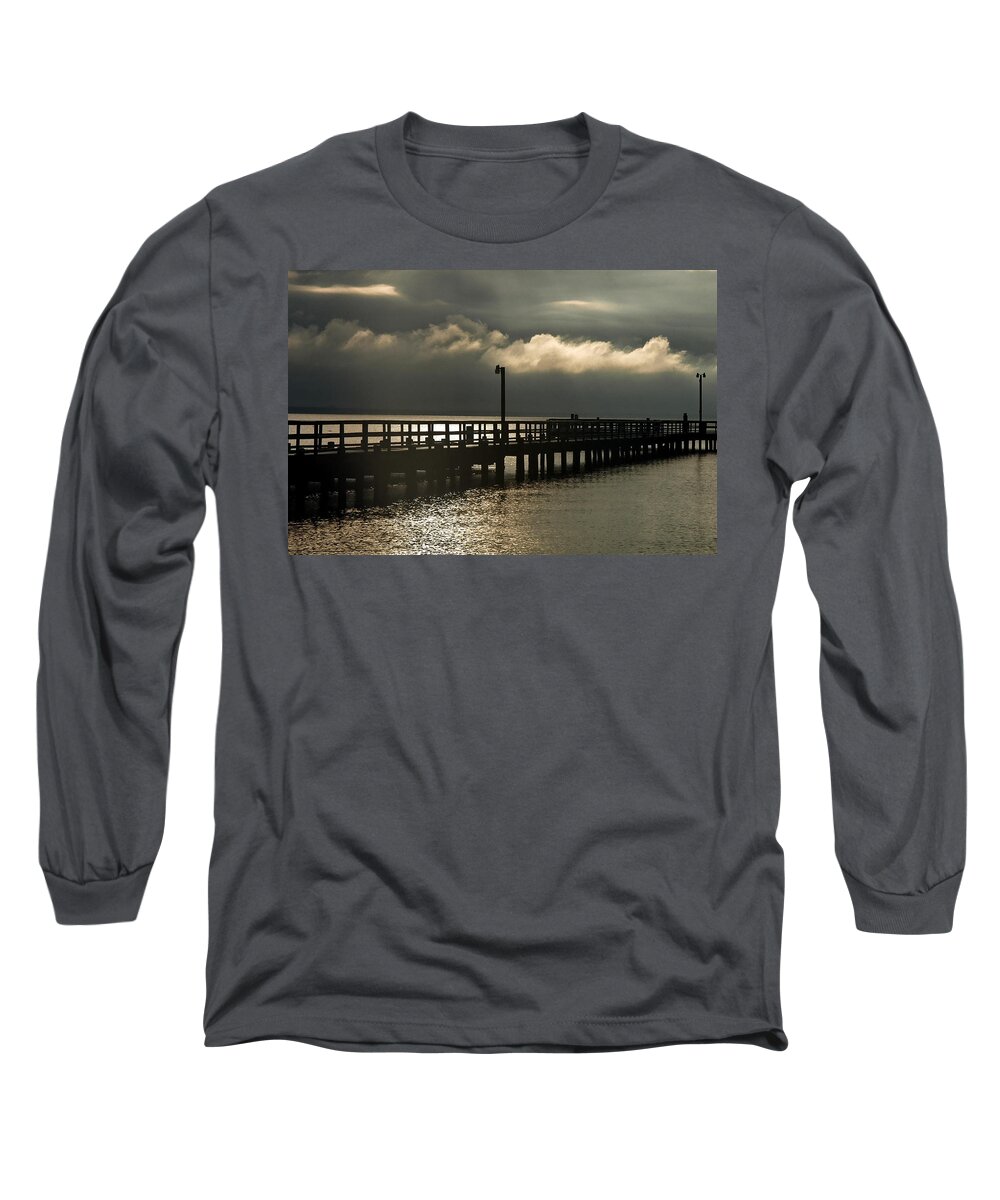 Clay Long Sleeve T-Shirt featuring the photograph Storms Brewin' by Clayton Bruster