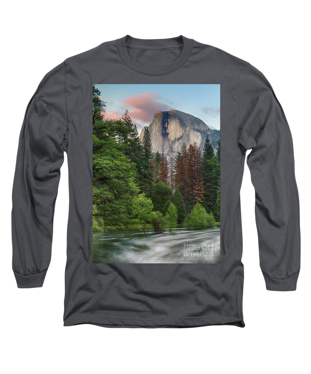 Water Long Sleeve T-Shirt featuring the photograph Summer Half Dome by Brandon Bonafede