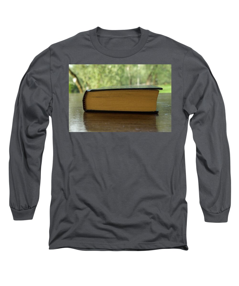 Book Long Sleeve T-Shirt featuring the photograph Summer readings by Nicola Aristolao