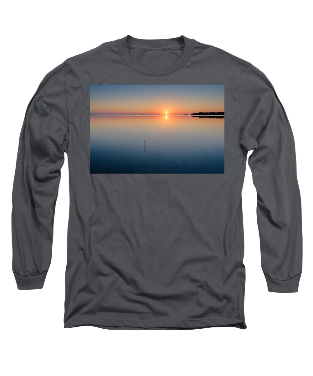 Landscape Long Sleeve T-Shirt featuring the photograph Sunrise along the Pinellas Byway by Craig Szymanski