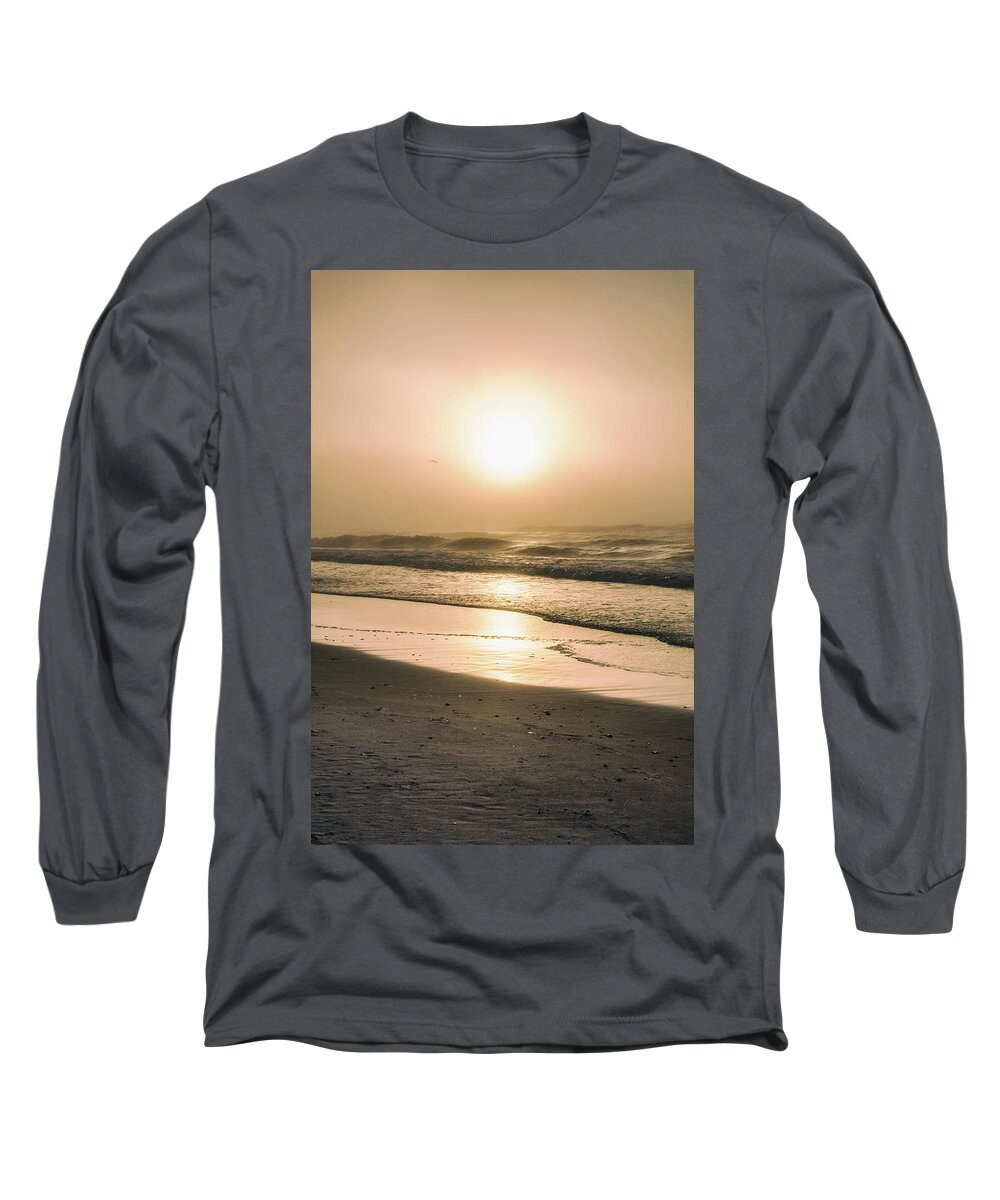 Beach Long Sleeve T-Shirt featuring the photograph Sunrise in Orange Beach by John McGraw
