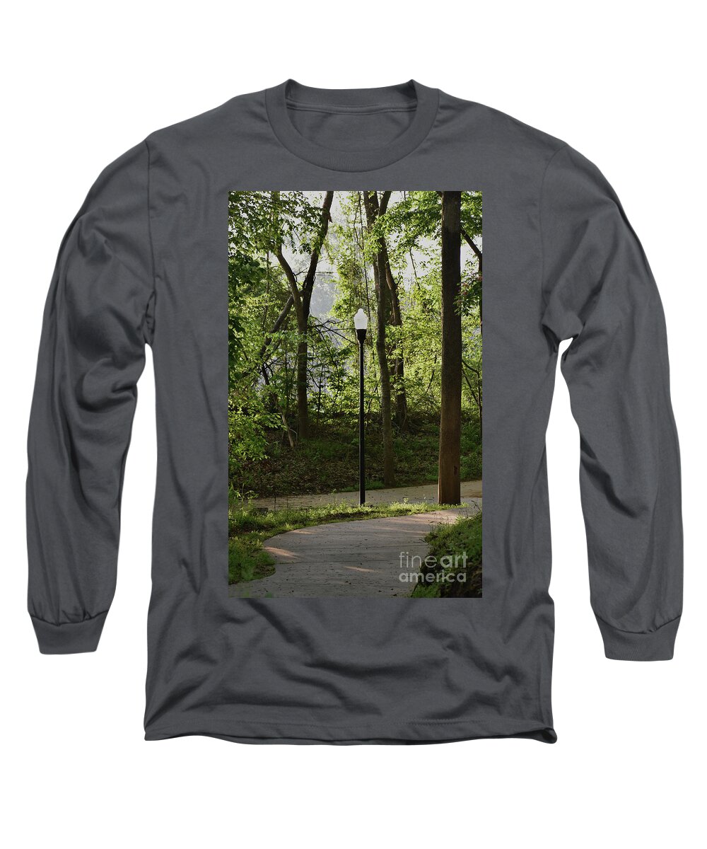 Scenic Tours Long Sleeve T-Shirt featuring the photograph Sunrise Service by Skip Willits