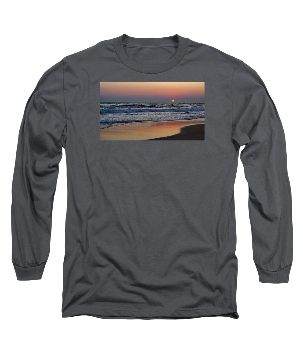 Sunset Long Sleeve T-Shirt featuring the photograph Sunset at St. Andrews by Sandy Keeton