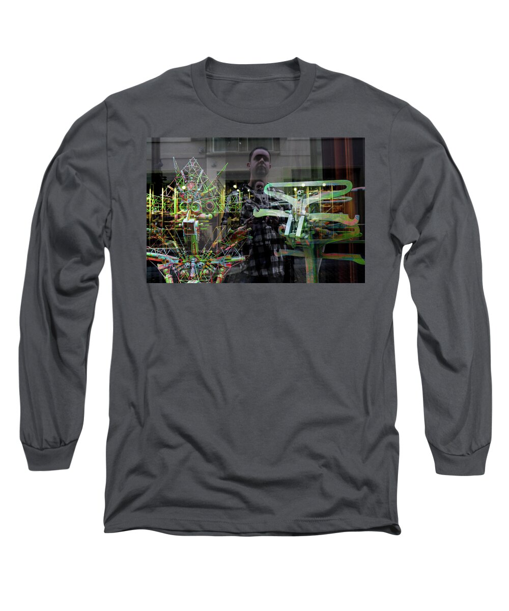 Surreal Long Sleeve T-Shirt featuring the photograph Surreal Introspection by Christopher Brown
