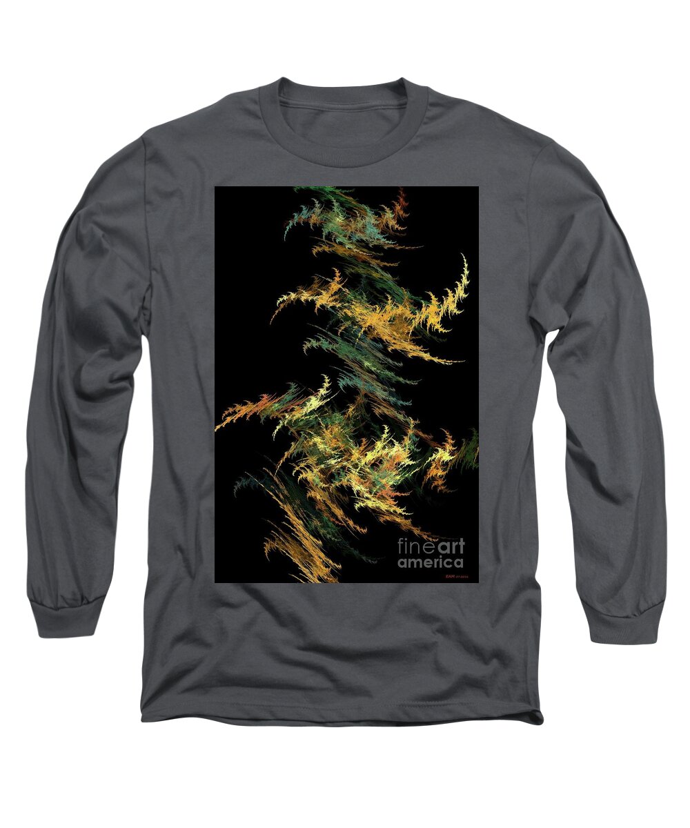 Sway Long Sleeve T-Shirt featuring the digital art Sway Through The Crowd by Elizabeth McTaggart