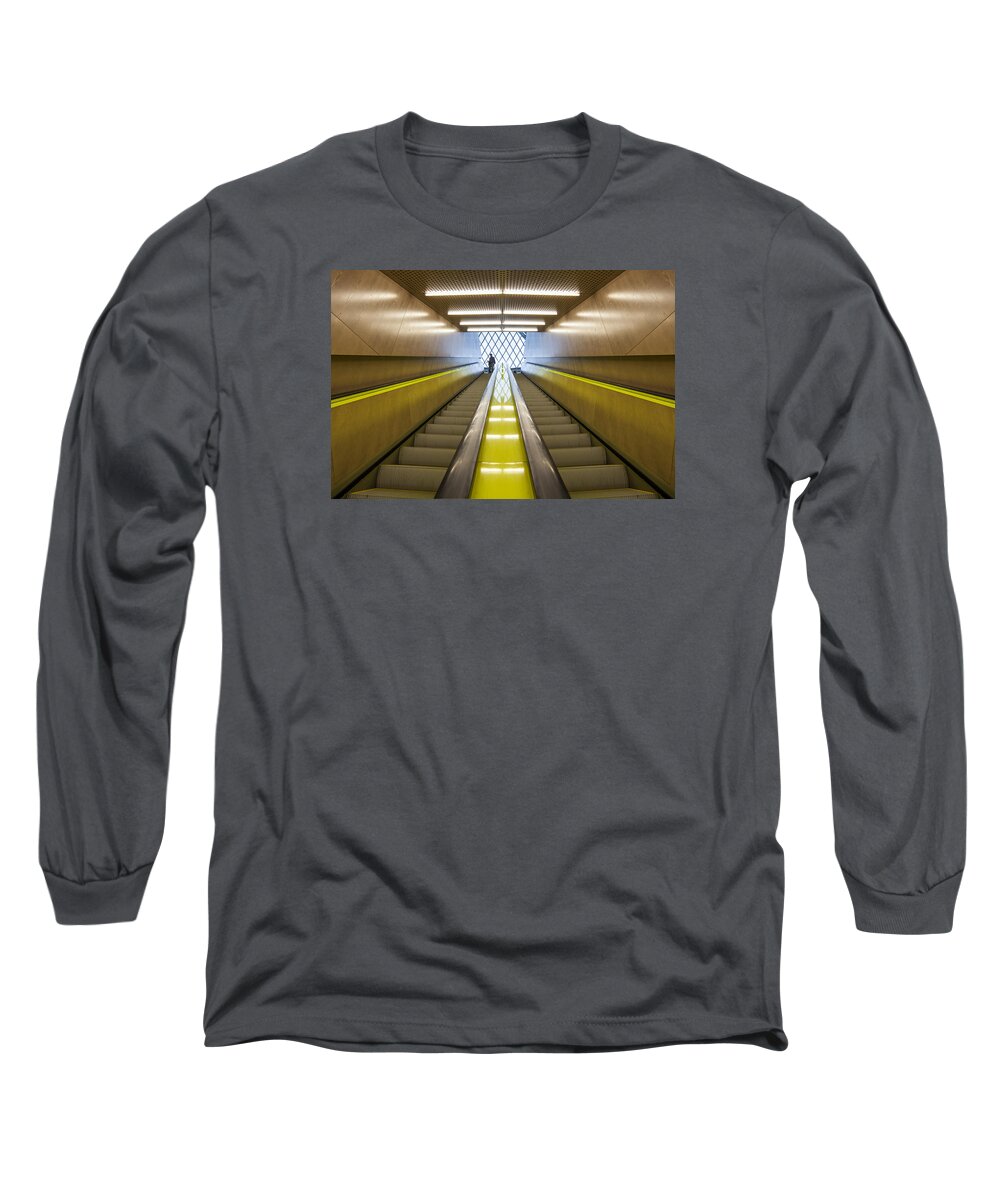Seattle Long Sleeve T-Shirt featuring the photograph Symmetry in Seattle by Matt McDonald