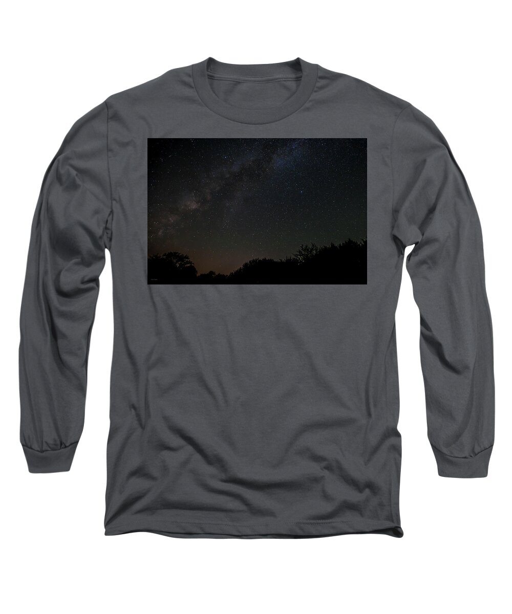 Sky Long Sleeve T-Shirt featuring the photograph Texas at Night by Ross Henton