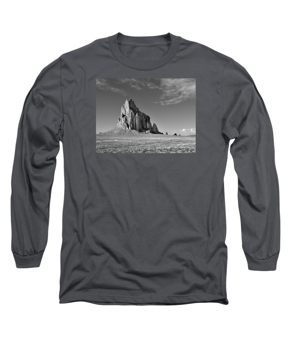 American West And Southwest Long Sleeve T-Shirt featuring the photograph The Beauty of Shiprock by Alan Toepfer
