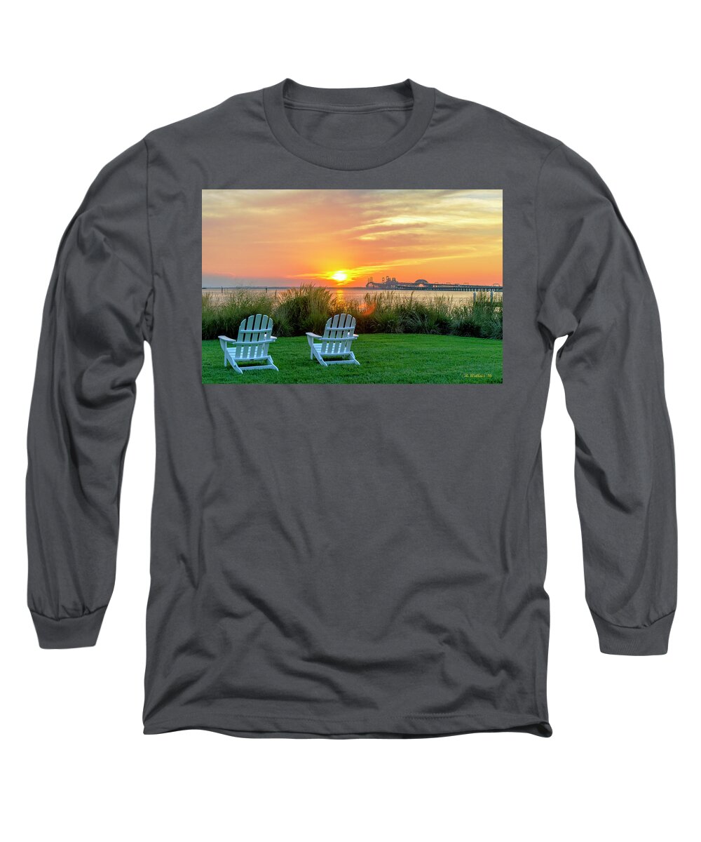 2d Long Sleeve T-Shirt featuring the photograph The Chesapeake by Brian Wallace