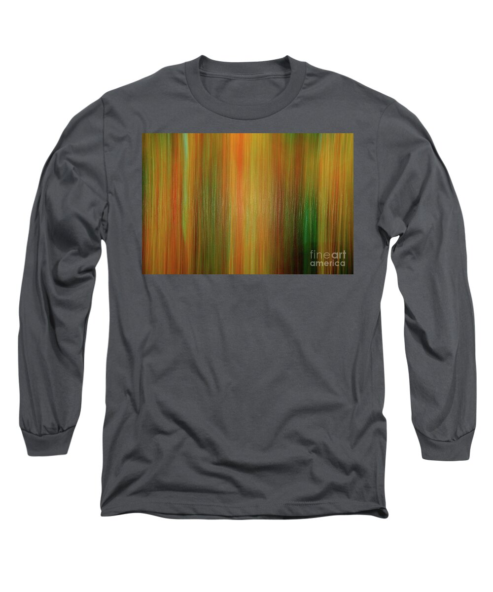 The Forest Abstract Michael Tidwell Long Sleeve T-Shirt featuring the photograph The Forest by Michael Tidwell