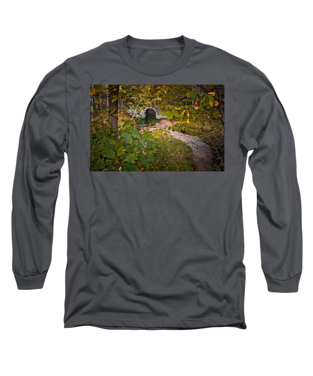  Landscapes Long Sleeve T-Shirt featuring the photograph The Great Allegheny Passage by Linda Unger