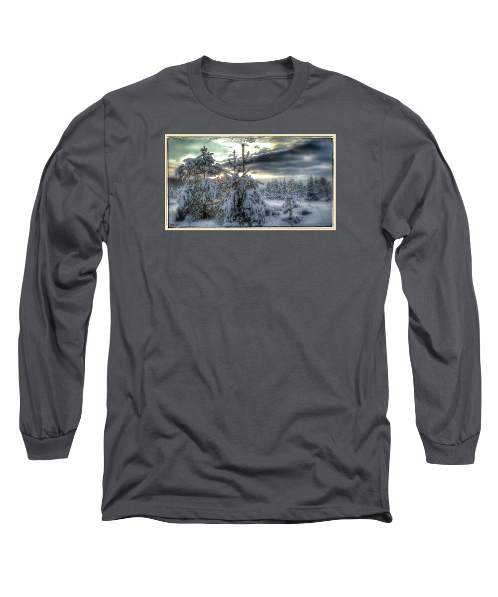 Winter Long Sleeve T-Shirt featuring the photograph The Promise of New Beginnings by Becky Kurth