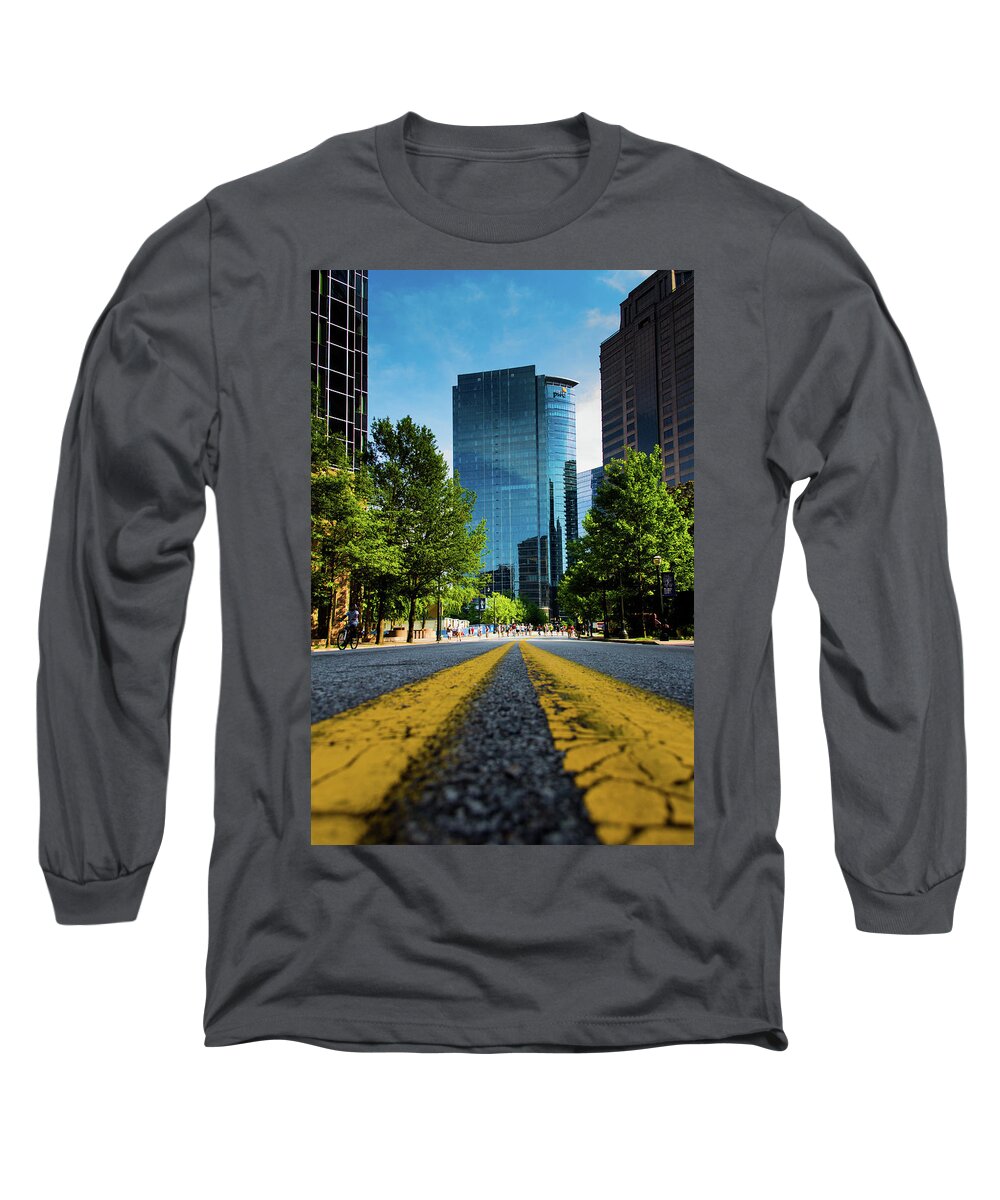 Atlanta Long Sleeve T-Shirt featuring the photograph The Road Ahead by Kenny Thomas