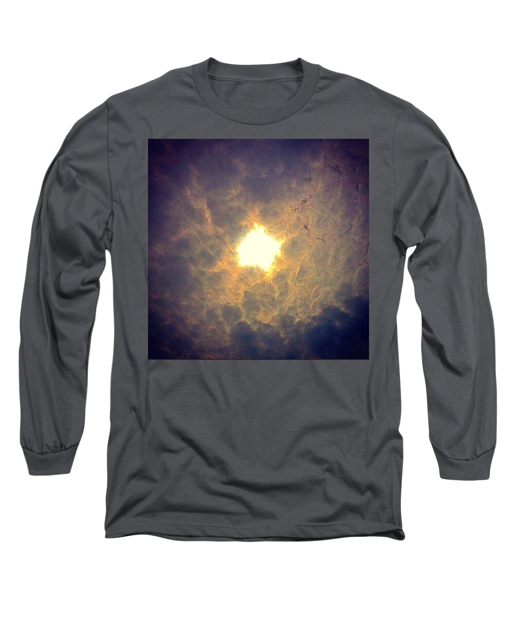 Sun Long Sleeve T-Shirt featuring the photograph Eye Of The Storm by Kate Arsenault 