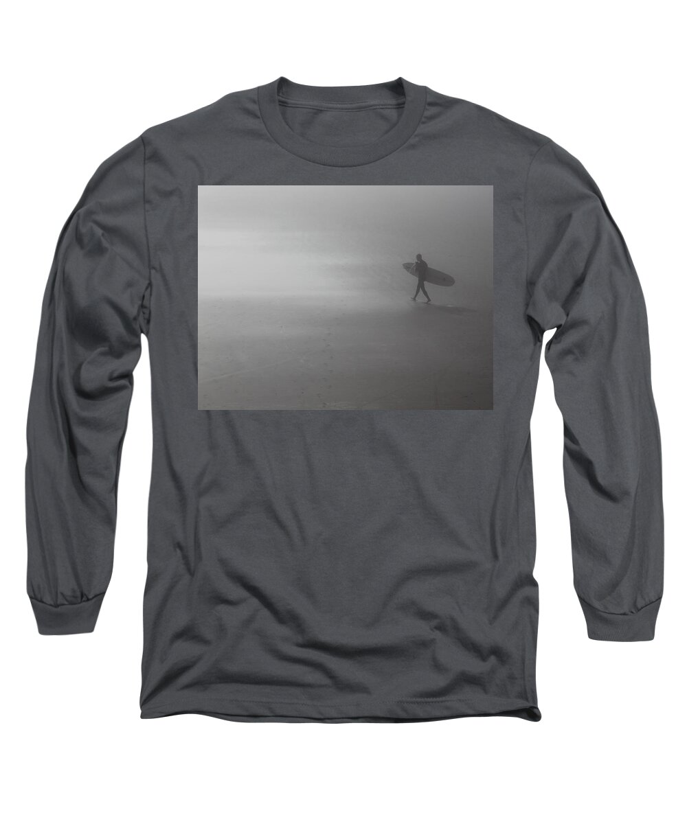 Beach Long Sleeve T-Shirt featuring the photograph The Surf Awaits by Ross Lewis