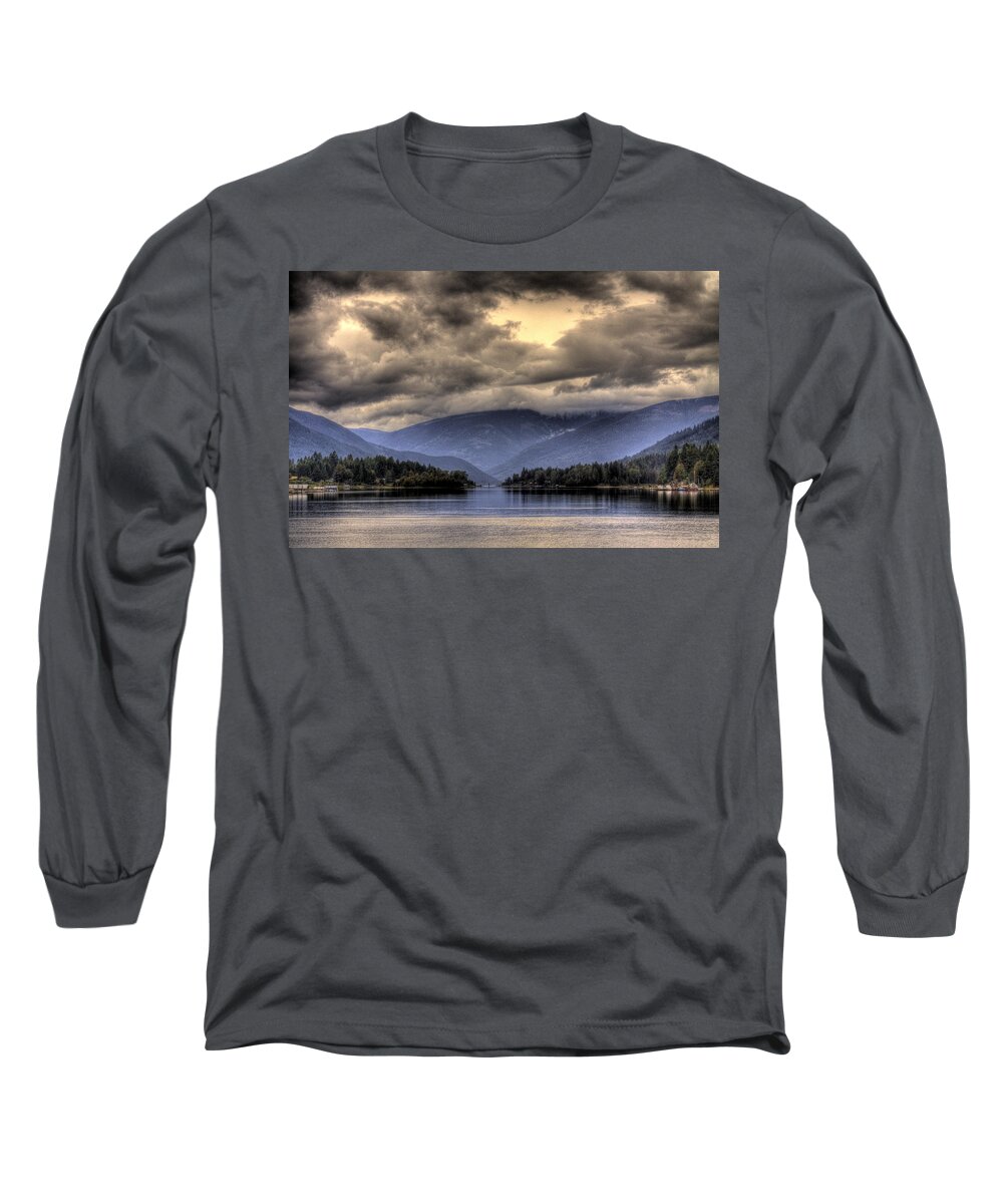  Long Sleeve T-Shirt featuring the photograph The West Arm of Kootenai Lake by Lee Santa