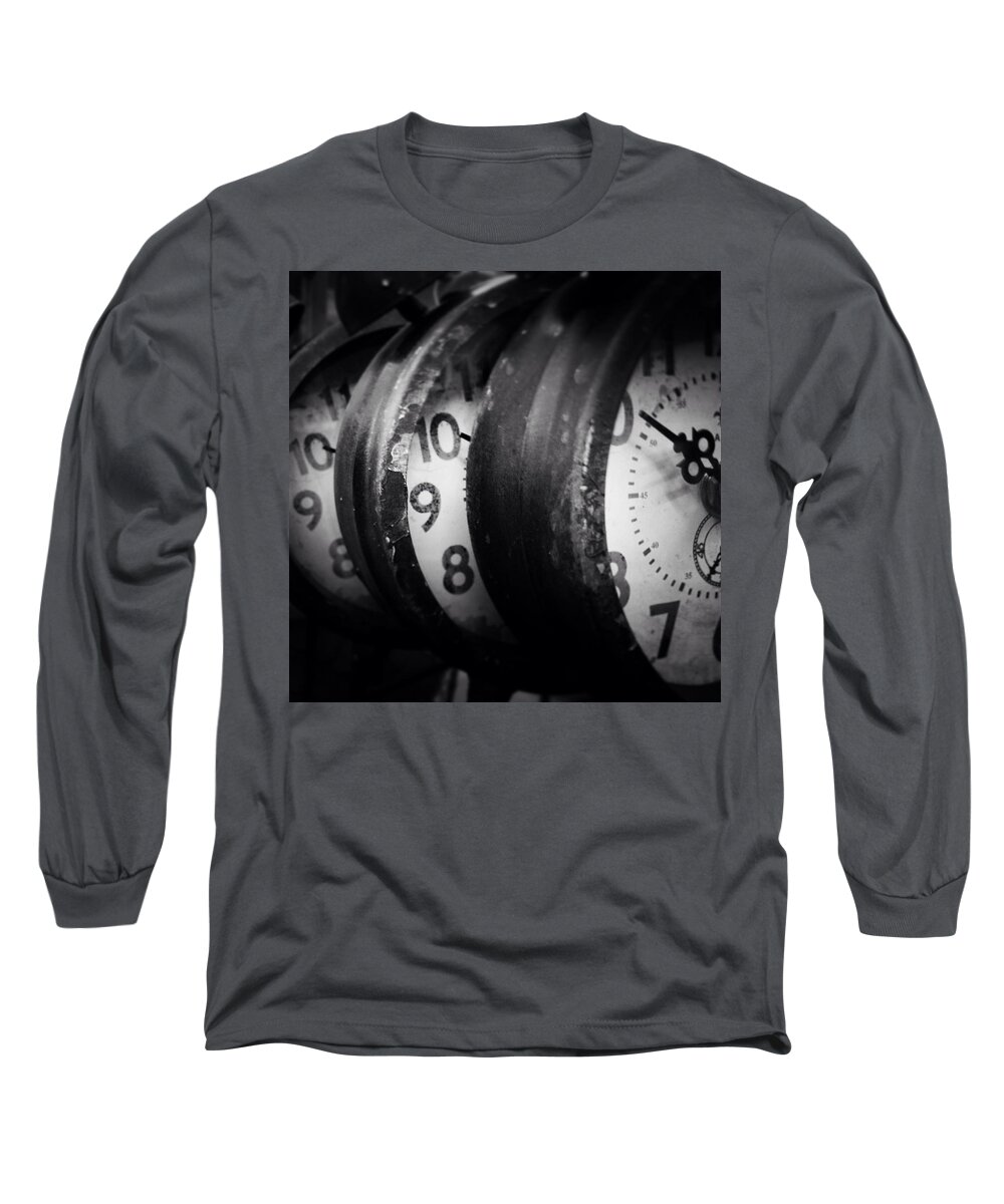 Photography Long Sleeve T-Shirt featuring the photograph Time Multiplies by Kathleen Messmer