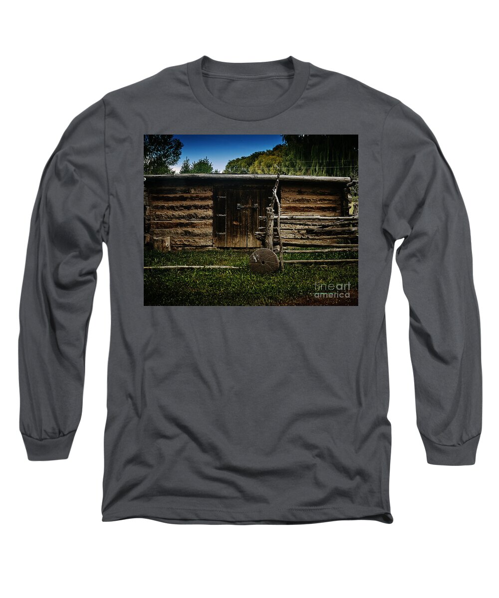 Tool Long Sleeve T-Shirt featuring the photograph Tool Shed by Charles Muhle