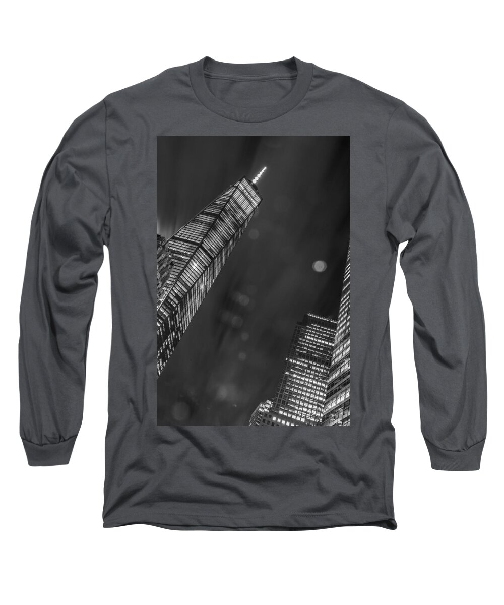 Landscape Long Sleeve T-Shirt featuring the photograph Tower Nights by Theodore Jones