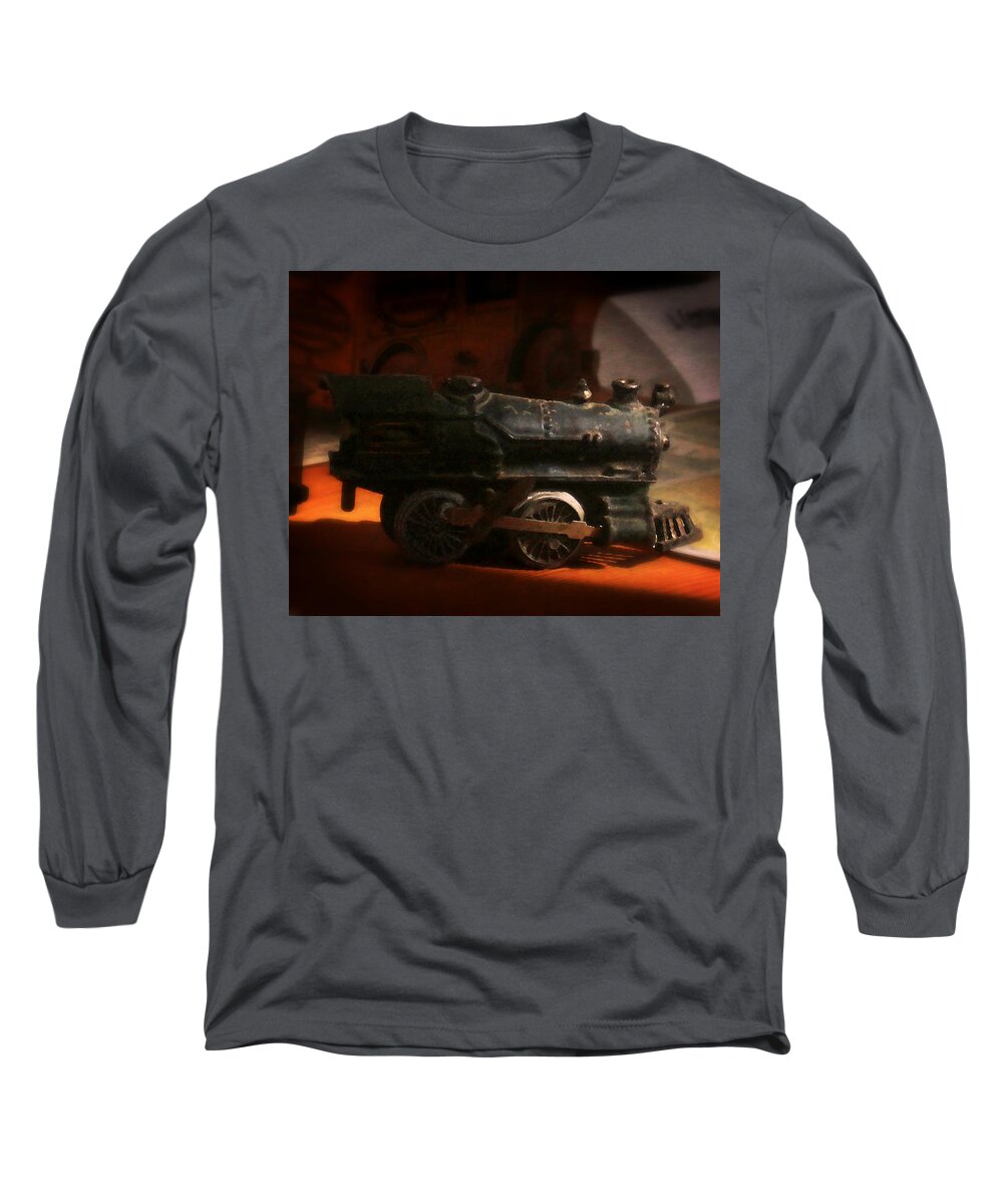 Toy Long Sleeve T-Shirt featuring the photograph Toy Locomotive by Timothy Bulone