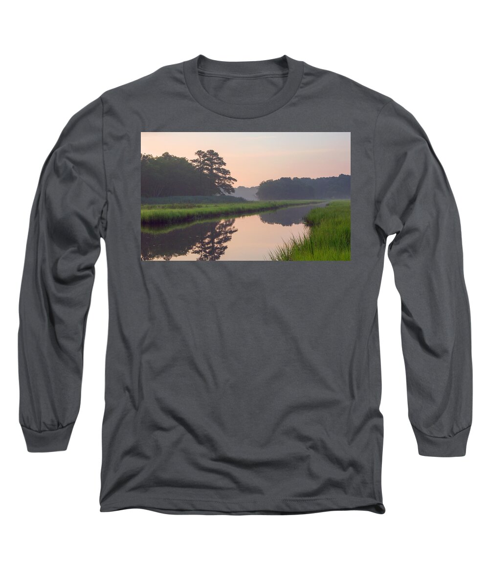 Pond Long Sleeve T-Shirt featuring the photograph Tranquil Reflections by Allan Levin