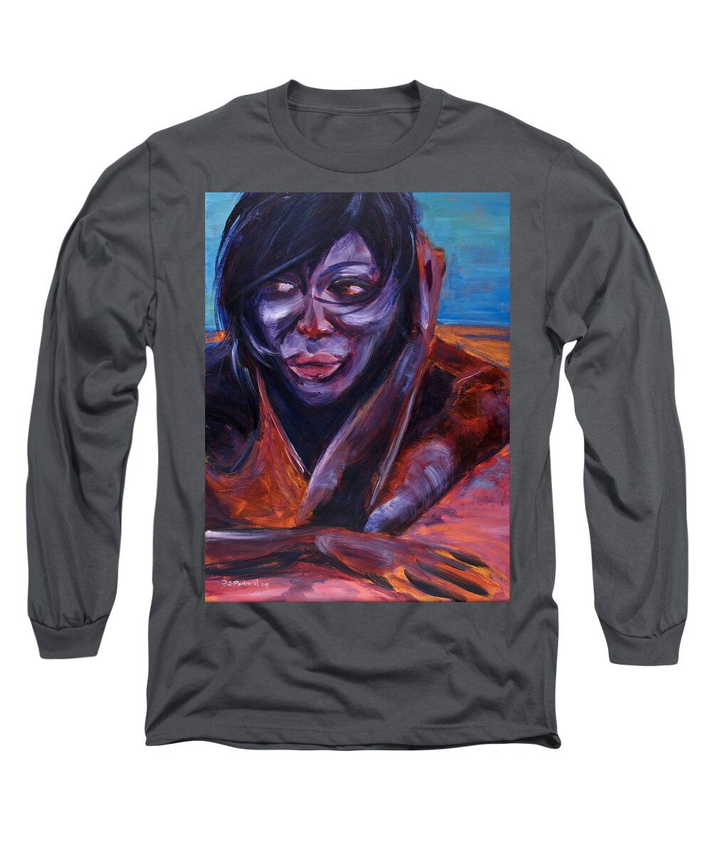 Girl Long Sleeve T-Shirt featuring the painting Tuesday by Jason Reinhardt