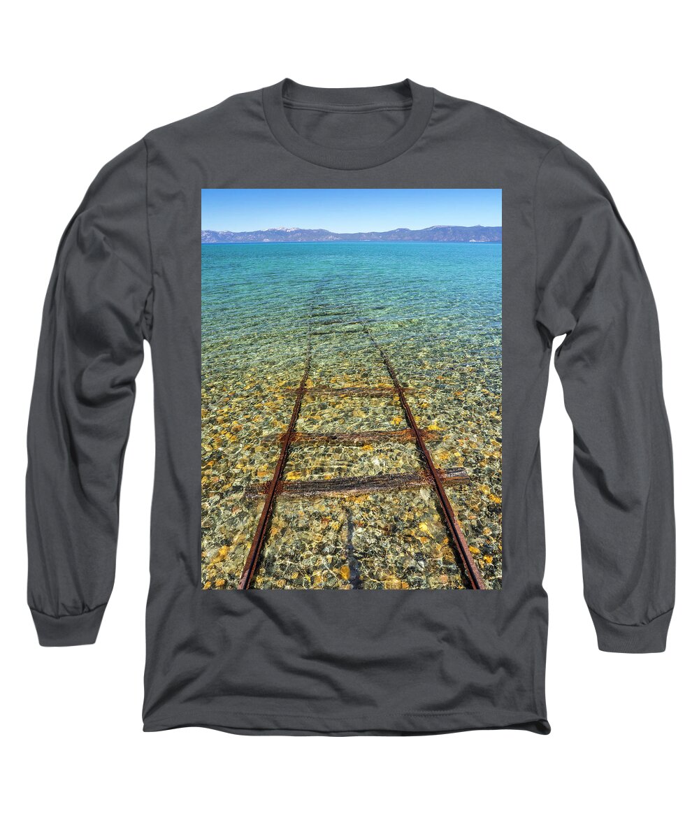 Usa Long Sleeve T-Shirt featuring the photograph Underwater Railroad by Martin Gollery