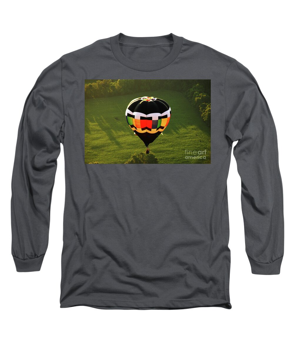 Balloon Long Sleeve T-Shirt featuring the photograph Up Up and Away by Lori Tambakis