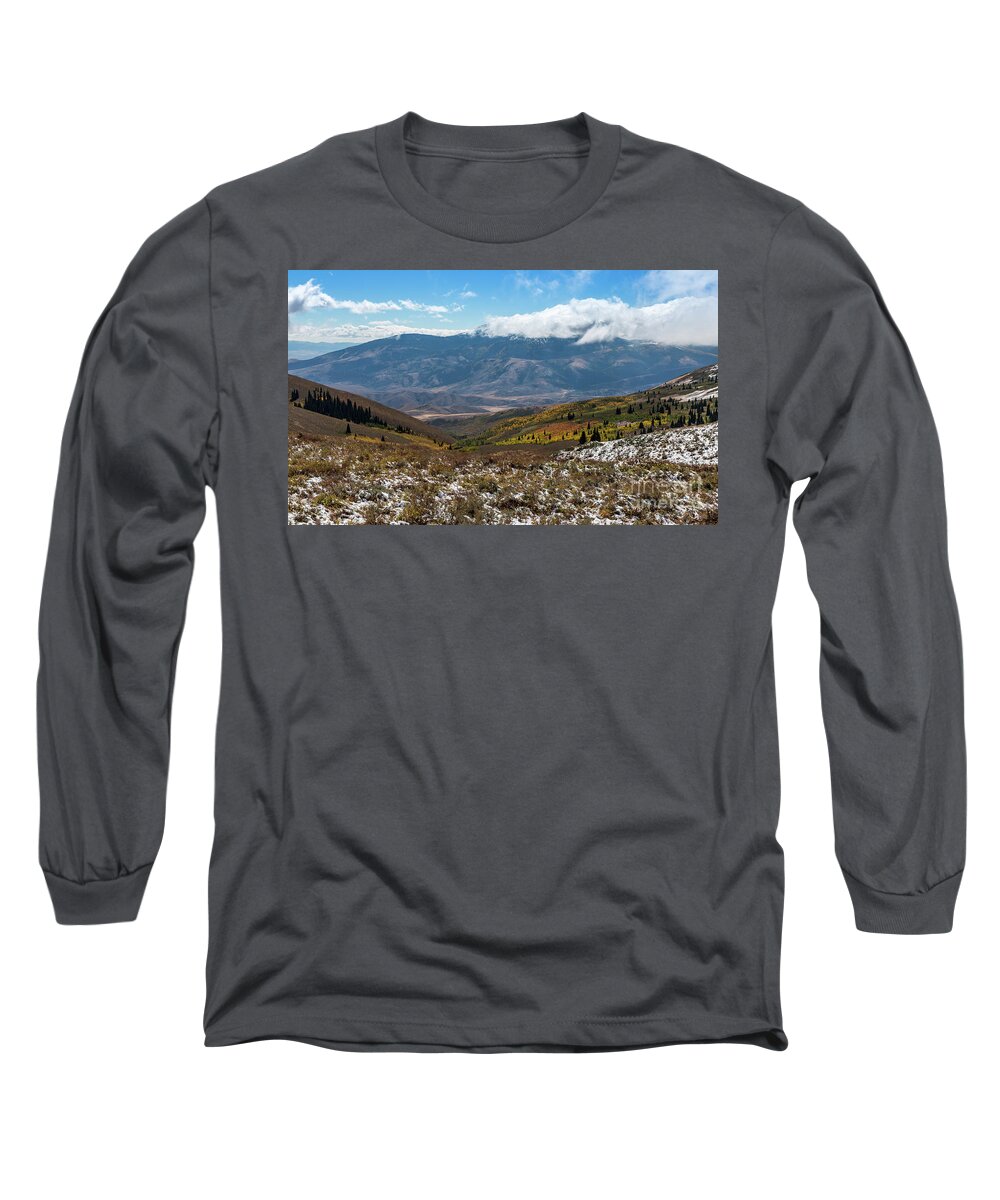 2016 Long Sleeve T-Shirt featuring the photograph Vibrance of the Storm Idaho Landscape Art by Kaylyn Franks by Kaylyn Franks