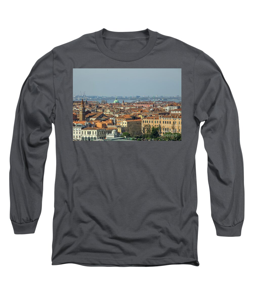 View Long Sleeve T-Shirt featuring the photograph View on Venice by Patricia Hofmeester