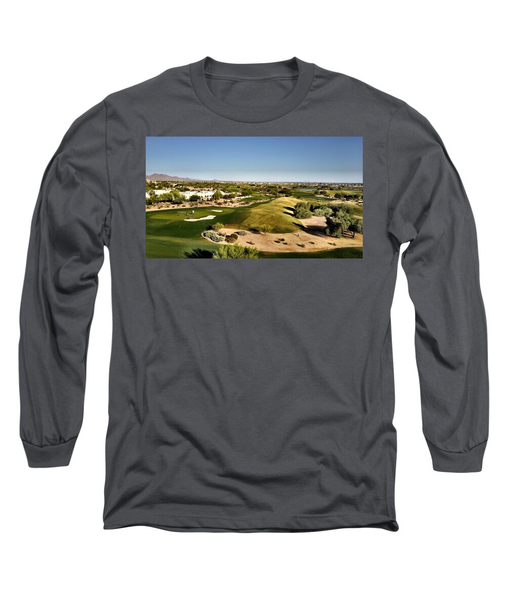 Scottsdale Long Sleeve T-Shirt featuring the photograph Views by Michael Albright