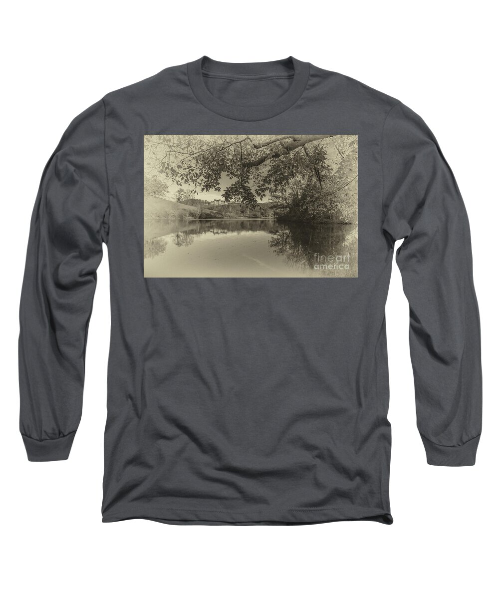 Vintage Long Sleeve T-Shirt featuring the photograph Vintage Biltmore by Dale Powell