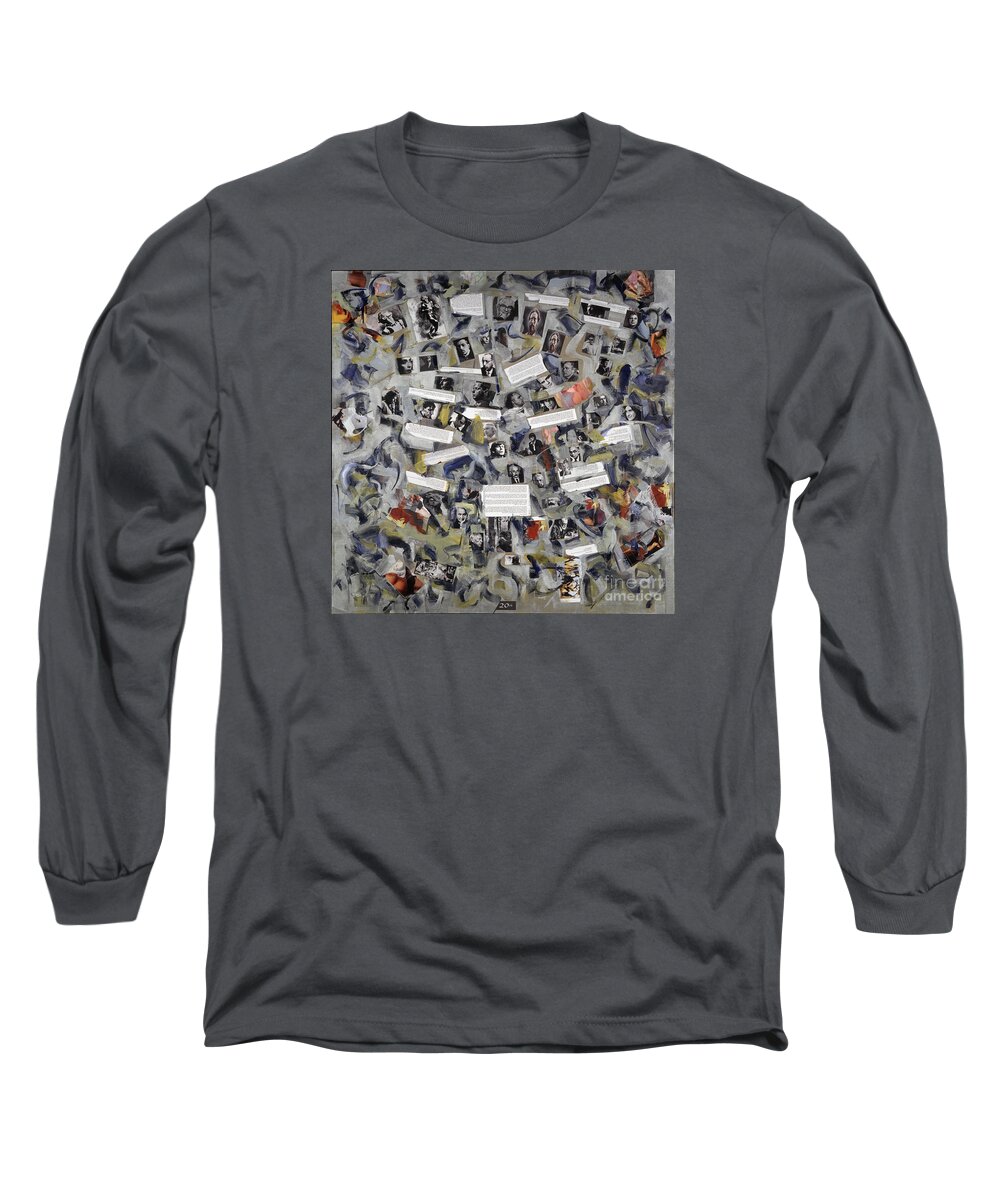 Oils Long Sleeve T-Shirt featuring the painting Vintage Century - for Marlon B. by Ritchard Rodriguez